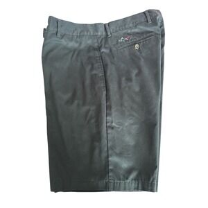 Greg Norman Shorts Mens Size 36 Black Chino‎ Golf Lightweight